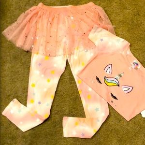 Three piece size 11/12  little girls pajama sets